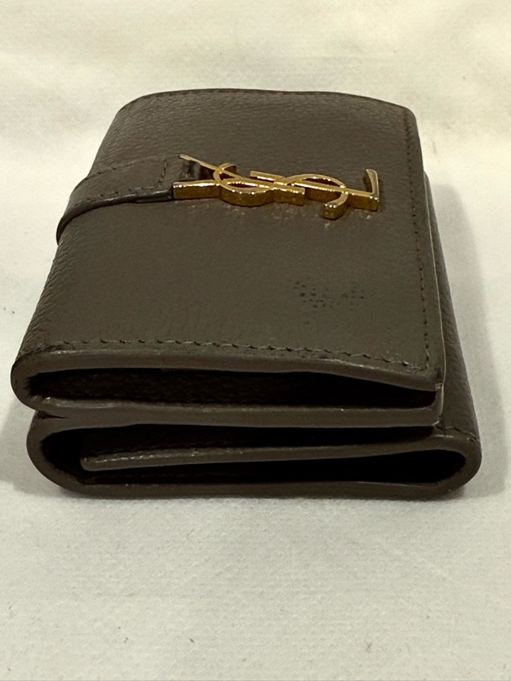 Breathtaking Saint Laurent (YSL) Cassandre Origami Tiny Wallet(Full Inclusion) - Picture 5 of 10